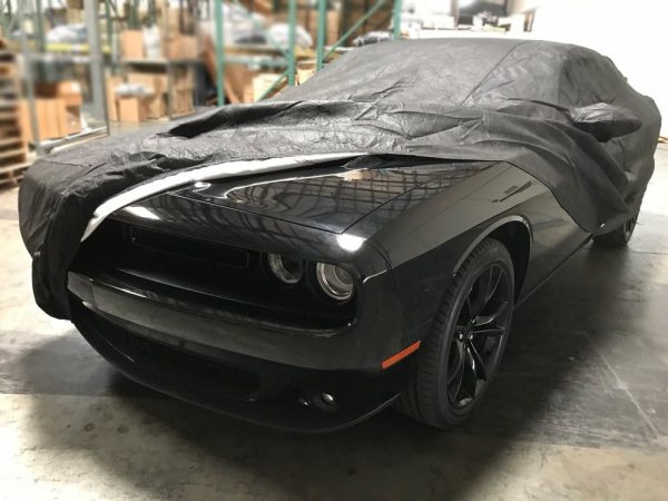 Custom Fit 2013-2019 Dodge Challenger Car Cover 5 Layer Ultrashield Black Covers (R/T, SRT, T/A, SXT, Hellcat) - Image 2