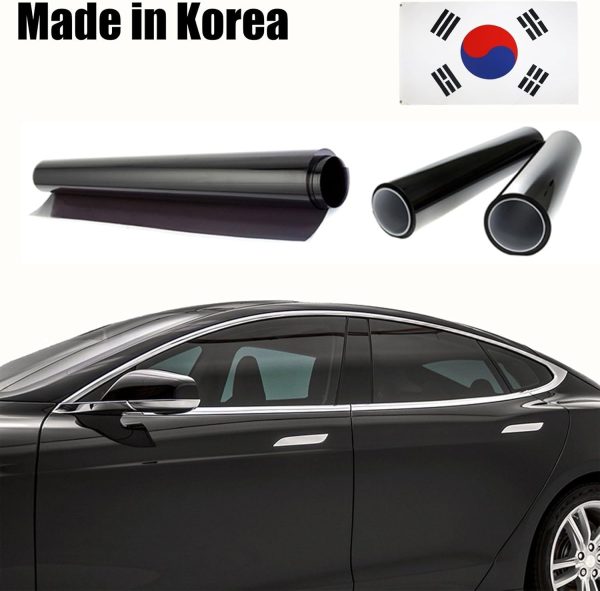 Mkbrother® Car Window Tint Film - 5% 20% 35% 50% VLT Options, UV & Heat Blocking, Scratch Resistant, Professtional Grade Privacy Tint for Auto & Home Windows - Image 2